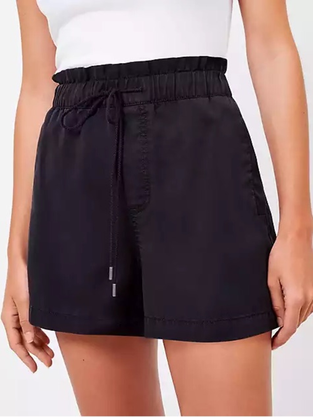 LOFT Women’s Casual Drawstring Shorts - Black